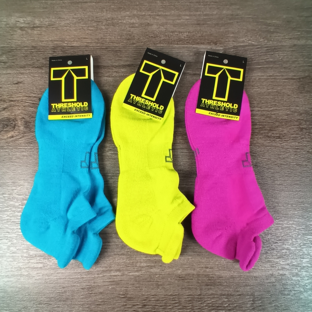 Threshold Athletic Ankle Socks 3 Pairs Large NWT